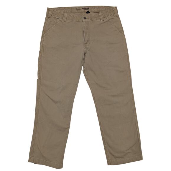 Carhartt Other - Carhartt Rugged Flex Relaxed Fit Work Pants Khaki Mens 36x30 Wide Leg Y2K Grunge